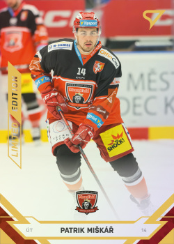 Patrik Miskar Hradec Kralove Tipsport ELH 2021/22 SportZoo 2. serie Gold /19 #307